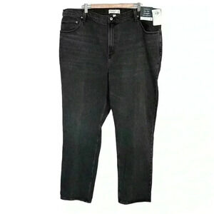 NWT Abercrombie & Fitch‎ 90’s Straight Ultra High Rise Curve | Black | SZ 22L